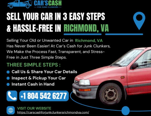Cash For Junk Cars Richmond VA – Local Buyers & Same Day Pickup